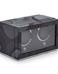 Wolf Memento Mori Double Cub Watch Winder Black