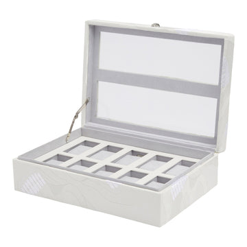 Wolf Memento More 10 Piece Watch Box White