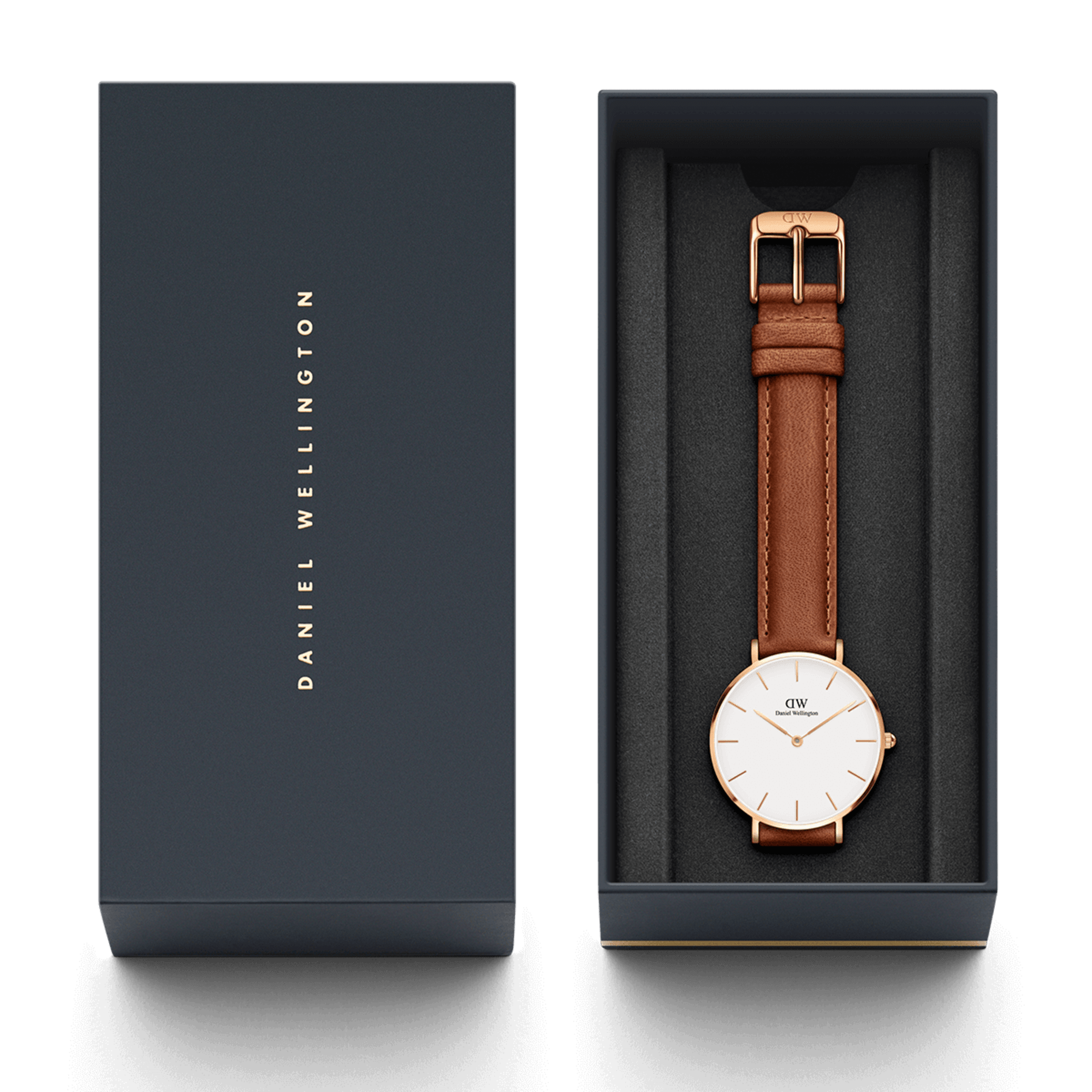 Daniel Wellington Petite 32 Durham Rose Gold &amp; White Watch