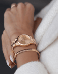 Daniel Wellington Iconic Link Unitone 28 Rose Gold Watch