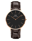 Daniel Wellington Classic 40 York Rose Gold & Black Watch