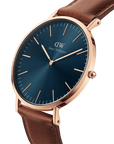 Daniel Wellington Classic 40 St Mawes Rose Gold Arctic Watch