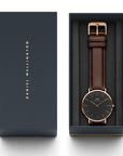 Daniel Wellington Classic 40 Bristol Rose Gold & Black Watch