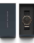 Daniel Wellington Classic 40 Cornwall Rose Gold & Black Watch