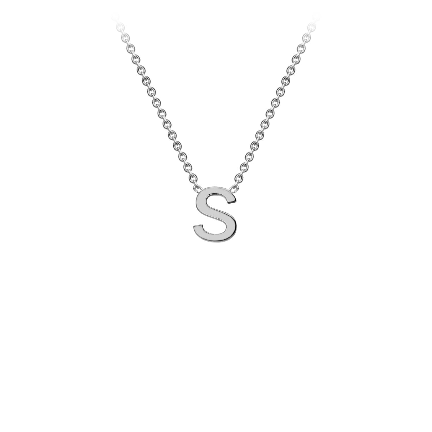 9CT PETITE INITIAL NECKLACE