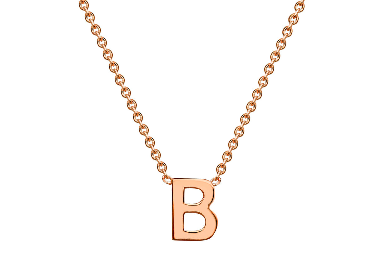 9CT PETITE INITIAL NECKLACE