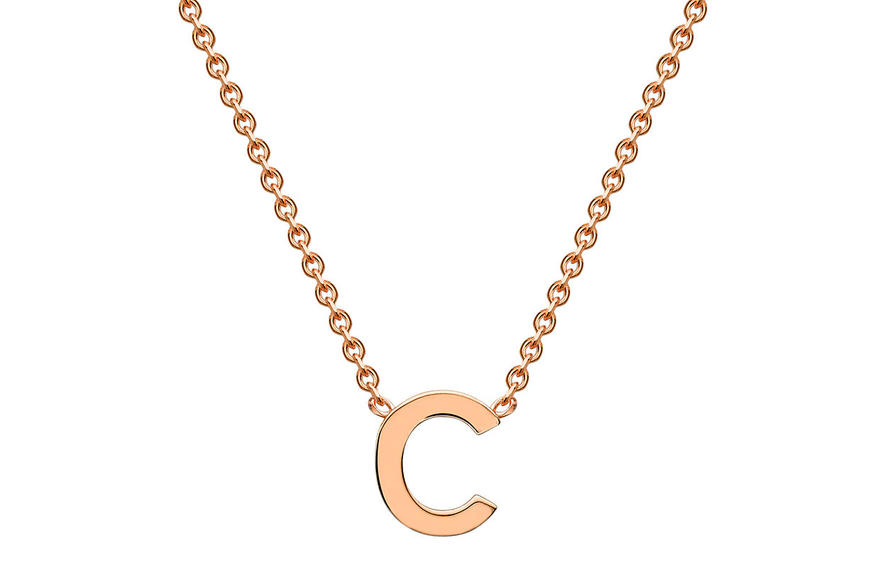 9CT PETITE INITIAL NECKLACE