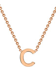 9CT PETITE INITIAL NECKLACE