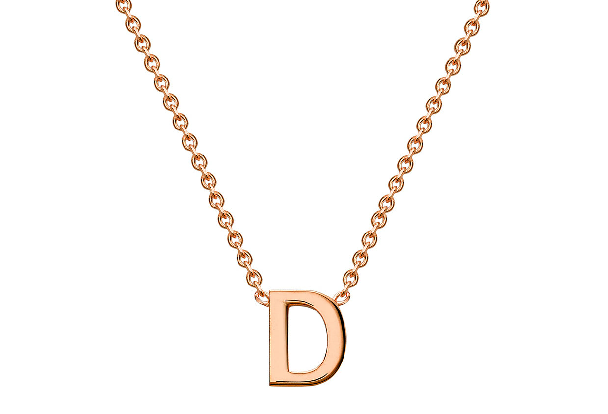 9CT PETITE INITIAL NECKLACE