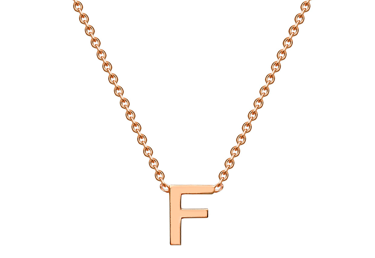 9CT PETITE INITIAL NECKLACE