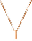 9CT PETITE INITIAL NECKLACE