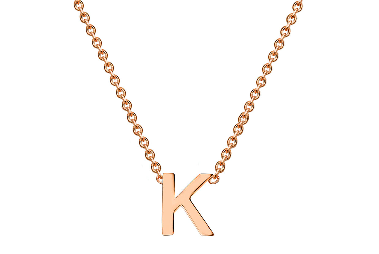 9CT PETITE INITIAL NECKLACE