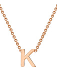 9CT PETITE INITIAL NECKLACE