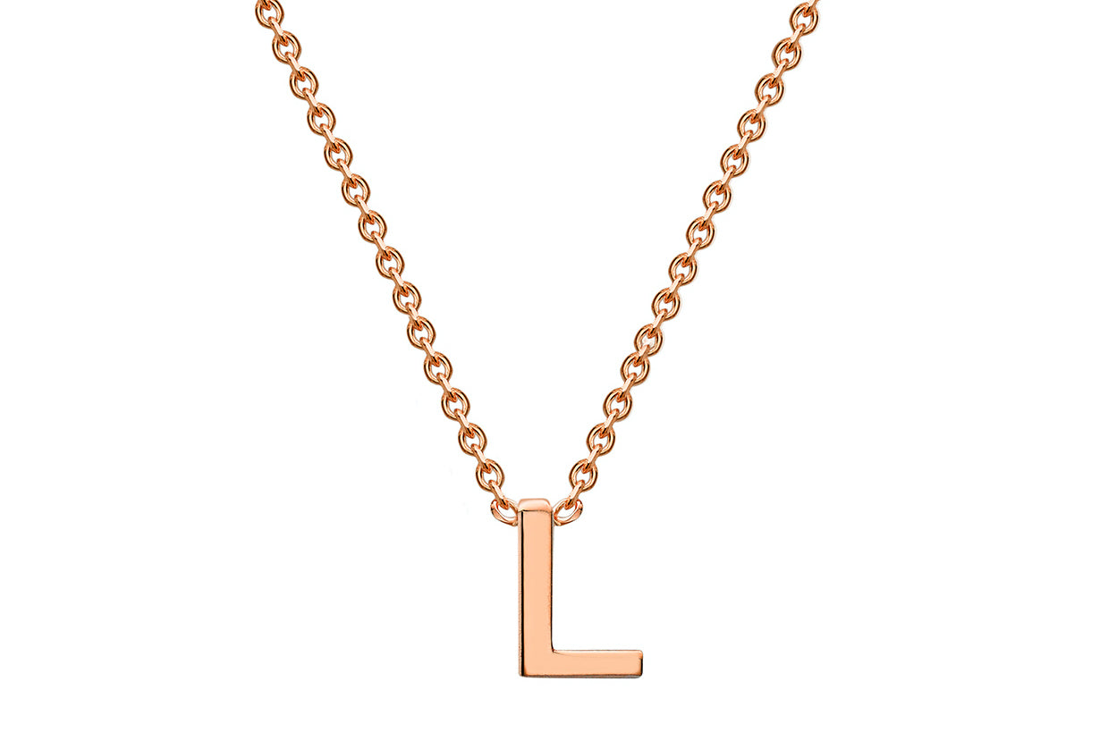 9CT PETITE INITIAL NECKLACE