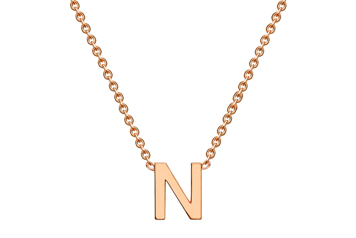 9CT PETITE INITIAL NECKLACE