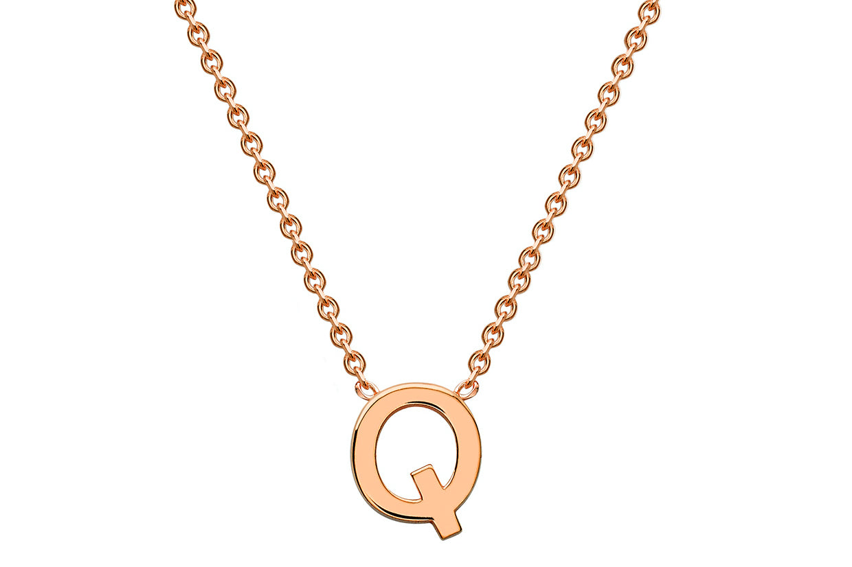 9CT PETITE INITIAL NECKLACE