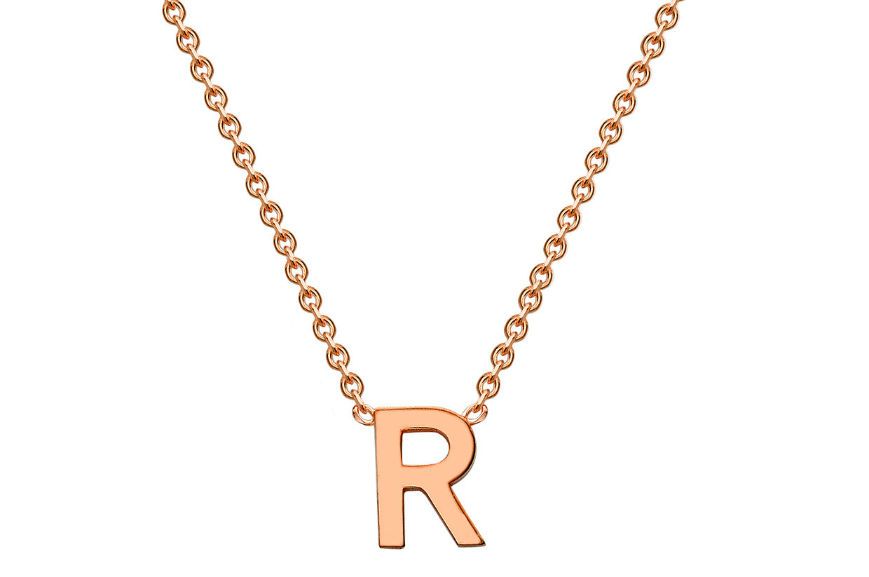 9CT PETITE INITIAL NECKLACE