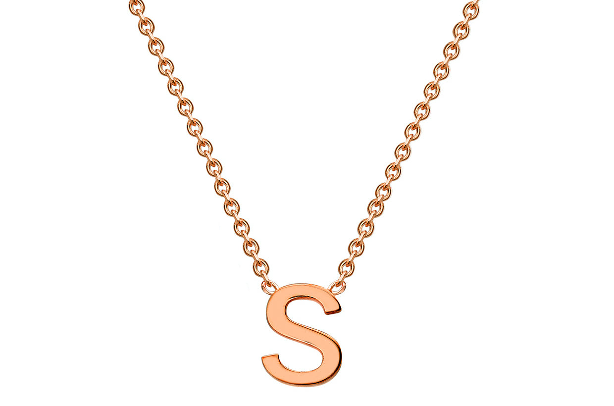 9CT PETITE INITIAL NECKLACE