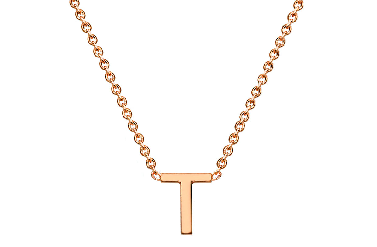 9CT PETITE INITIAL NECKLACE