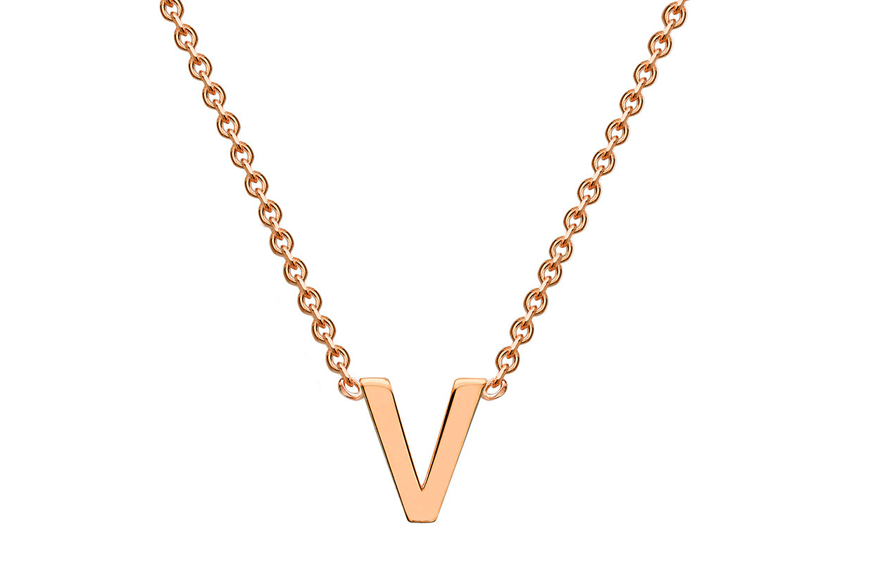 9CT PETITE INITIAL NECKLACE