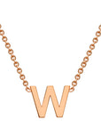 9CT PETITE INITIAL NECKLACE