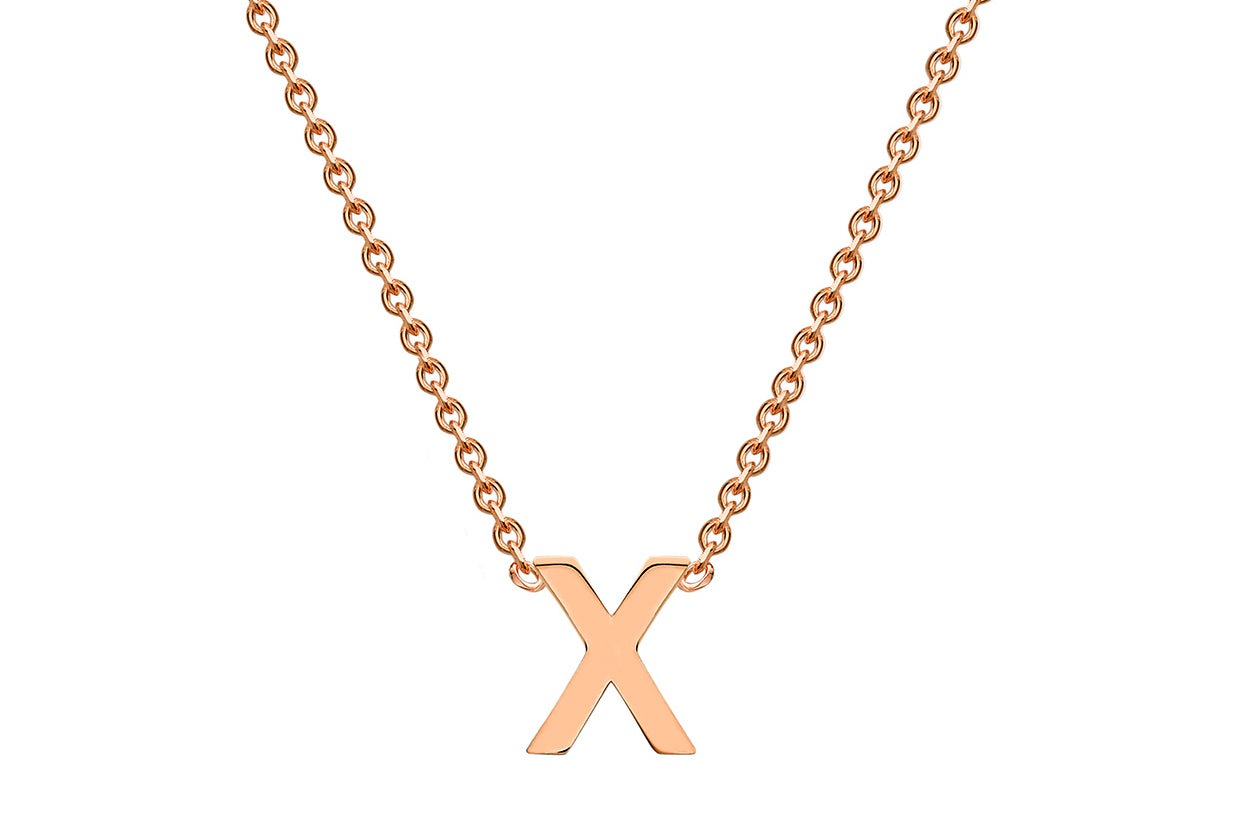 9CT PETITE INITIAL NECKLACE