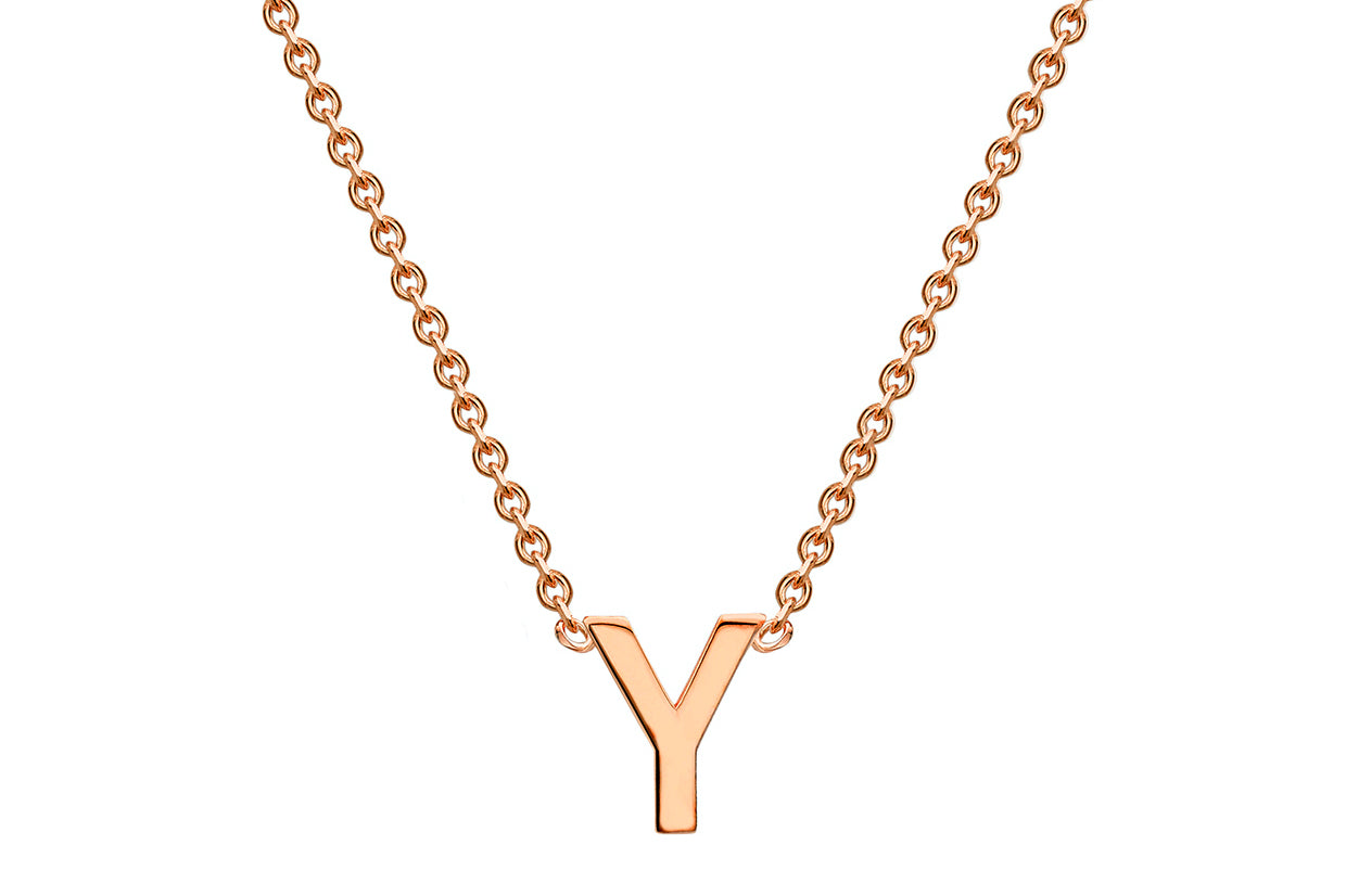 9CT PETITE INITIAL NECKLACE