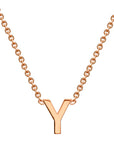 9CT PETITE INITIAL NECKLACE