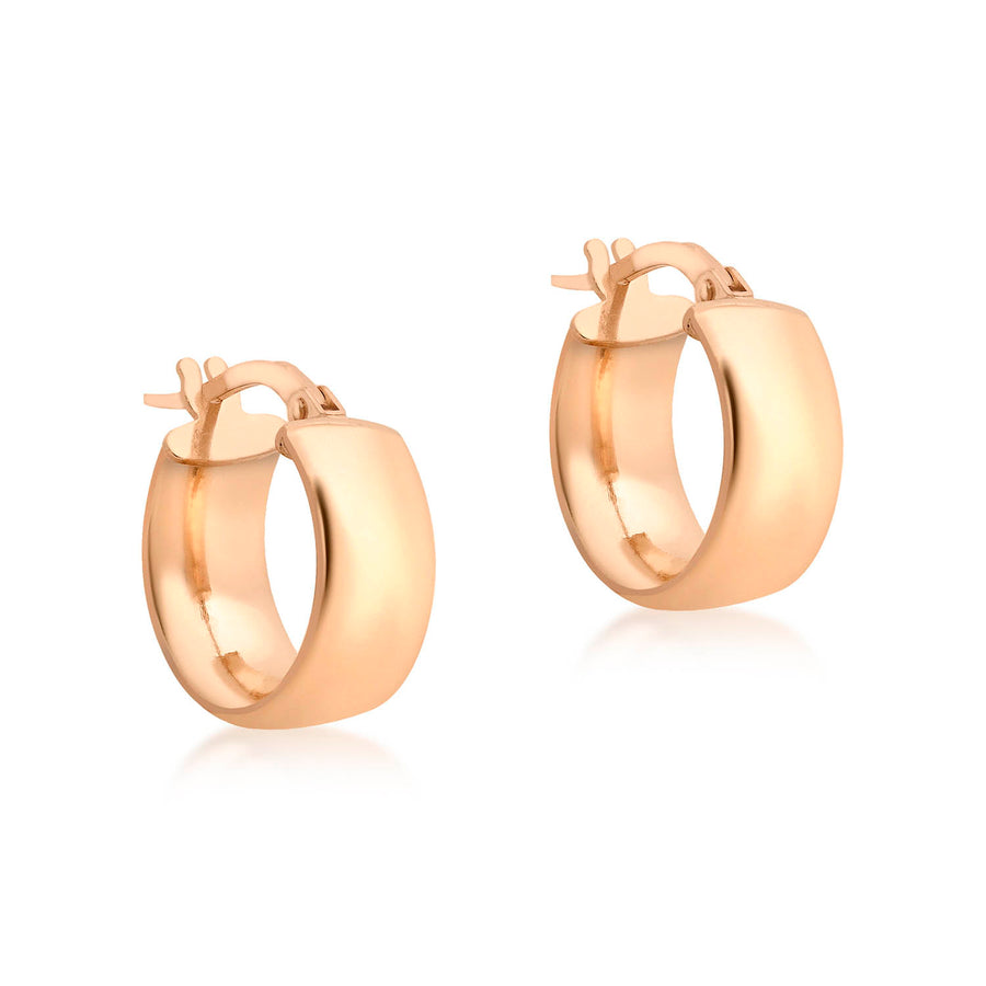 9CT LIZ HOOP EARRINGS