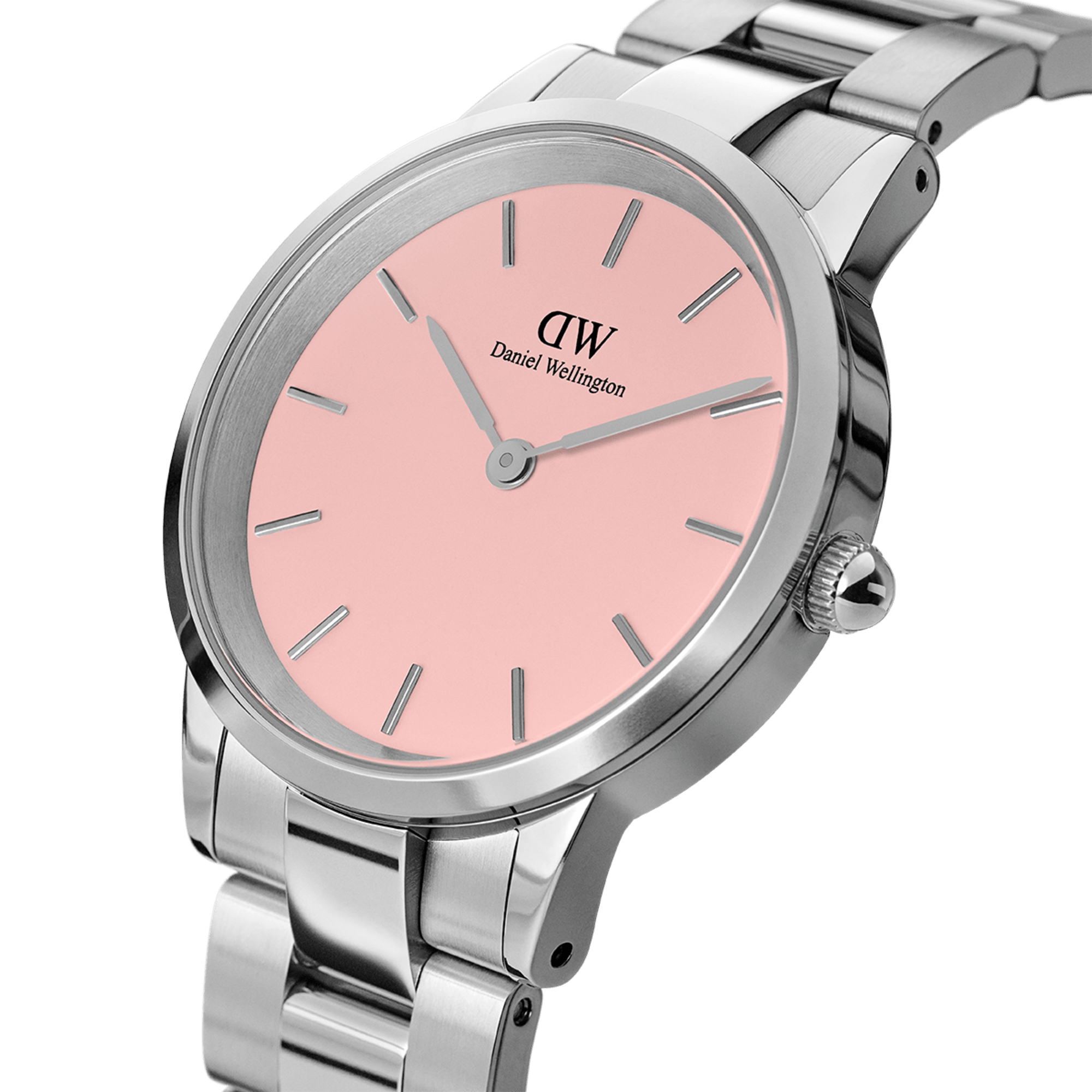 Daniel Wellington Iconic Link 28 Silver &amp; Blush Watch