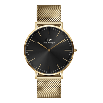 Daniel Wellington Classic 40 Evergold Gold & Onyx Watch