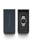 Daniel Wellington Iconic Link 36 Silver & Black Watch