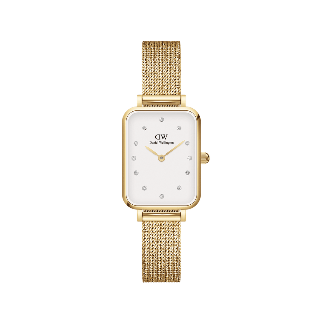 Daniel Wellington Quadro 20X26 Pressed Evergold Lumine Gold & White Watch