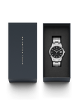 Daniel Wellington Iconic Link Automatic 40 Silver & Black Watch