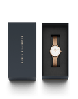 Daniel Wellington Petite 28 Pressed Melrose Lumine Rose Gold & White Watch