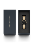 Daniel Wellington Petite 28 Lumine Gold Mother of Pearl Black Watch