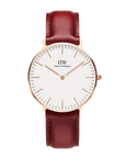 Daniel Wellington Classic 40 Suffolk Rose Gold & White Watch