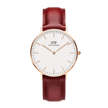 Daniel Wellington Classic 40 Suffolk Rose Gold & White Watch