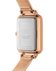 Daniel Wellington Quadro 20x26 Lumine Rose Gold Mother of Pearl Black Watch
