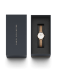 Daniel Wellington Petite 24 Pressed Melrose Rose Gold & White Watch