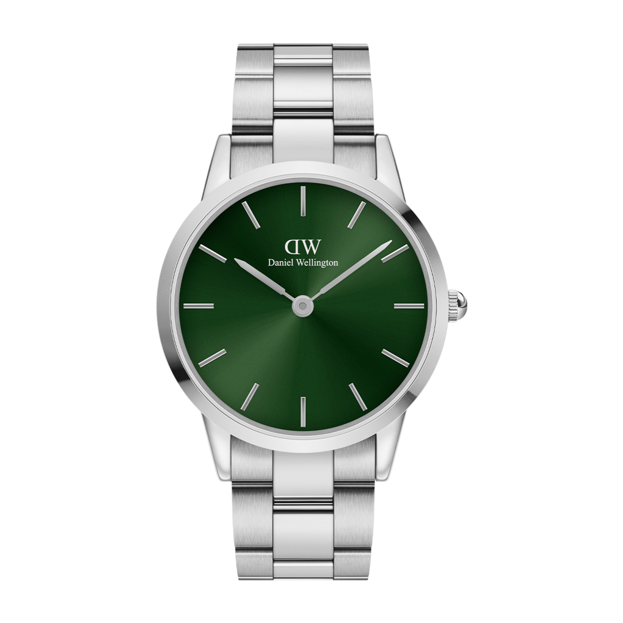 Daniel Wellington Iconic Link Emerald 40 Silver &amp; Green Watch