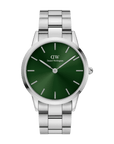 Daniel Wellington Iconic Link Emerald 40 Silver & Green Watch