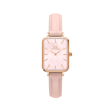 Daniel Wellington Quadro 20X26 Rouge Rose Gold Mother of Pearl Watch