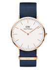 Daniel Wellington Classic 40 Bayswater Rose Gold & White Watch