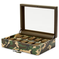 Wolf Elements 10 Piece Watch Box Camo