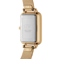 Daniel Wellington Quadro 20X26 Pressed Evergold Lumine Gold & White Watch