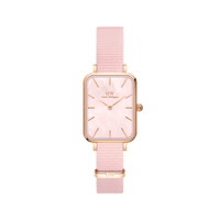 Daniel Wellington Quadro 20X26 Coral Rose Gold Mother of Pearl Watch