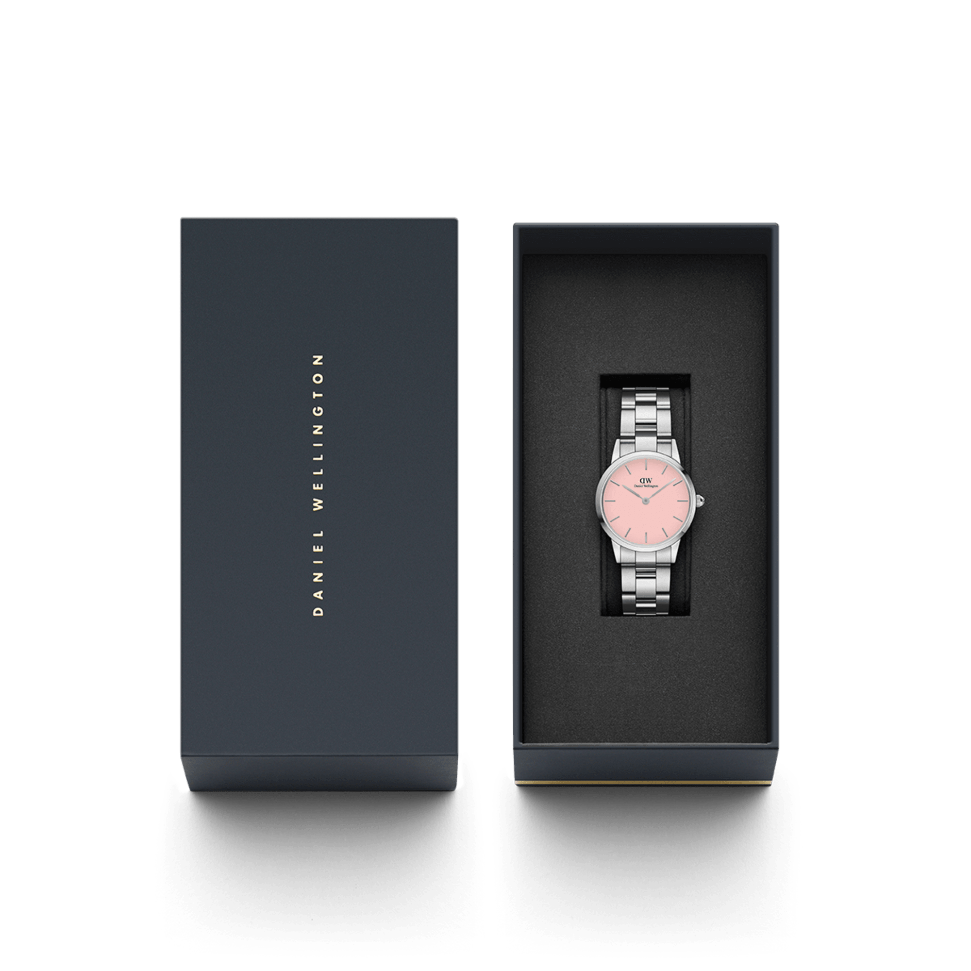 Daniel Wellington Iconic Link 28 Silver &amp; Blush Watch