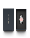 Daniel Wellington Iconic Link 28 Silver & Blush Watch