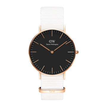 Daniel Wellington Classic 36 Dover Rose Gold & Black Watch